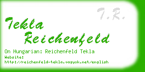 tekla reichenfeld business card